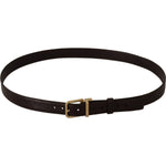 Dolce & Gabbana Brown Leather Gold Metal Buckle Belt BEL8658-95