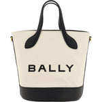 Bally Elegant Monogram Bucket Bag in Black & White 7617659963681