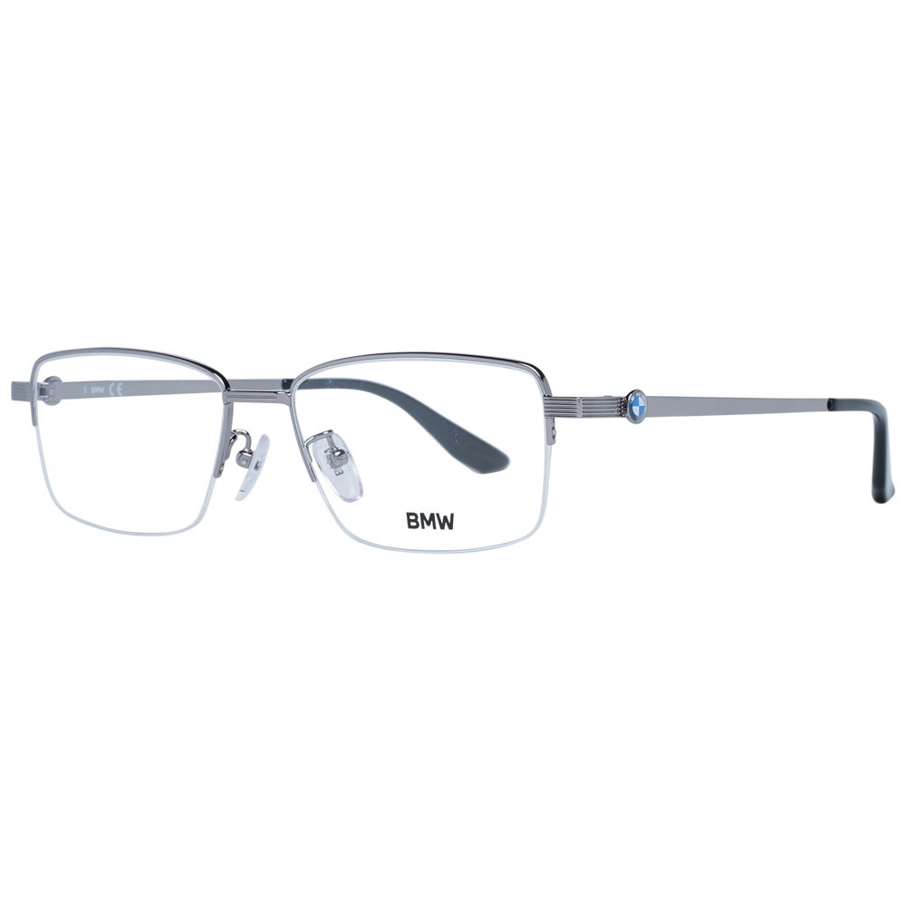 BMW Silver Men Glasses Frame