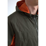 Dolce & Gabbana Green Orange Hooded Cotton Full Zip Jacket JKT3661-58