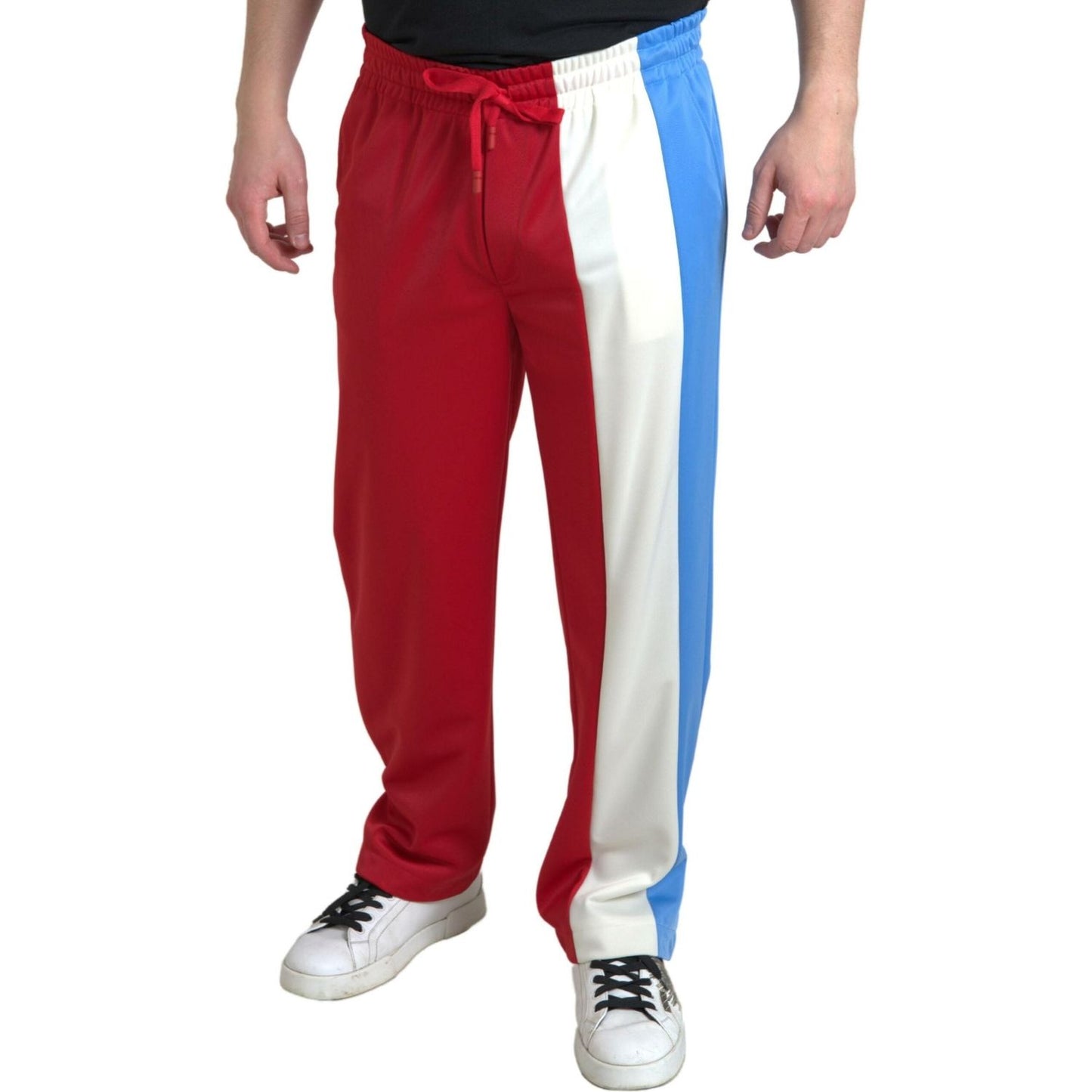 Dolce & Gabbana Multicolor Polyester Men Sweatpants Pants PAN74844-48