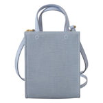 Givenchy Blue Coated Canvas Vertical Cloud Mini Shoulder Bag BAG1042