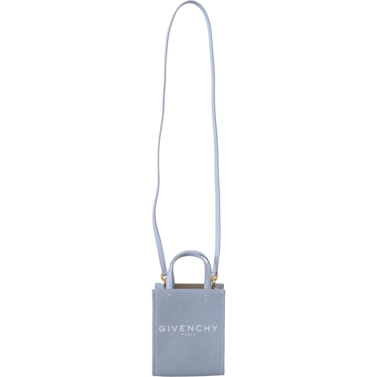 Givenchy Blue Coated Canvas Vertical Cloud Mini Shoulder Bag BAG1042