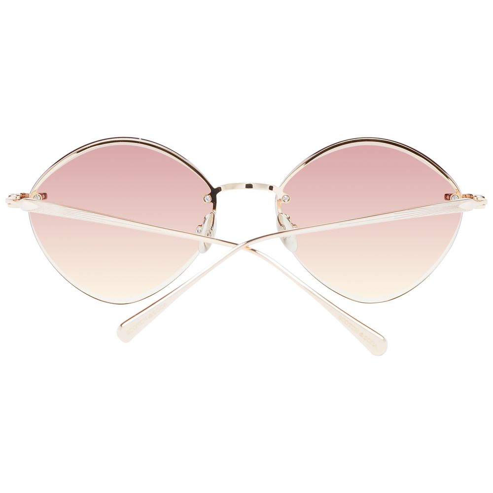 Scotch & Soda Gold Stainless Steel Sunglasses