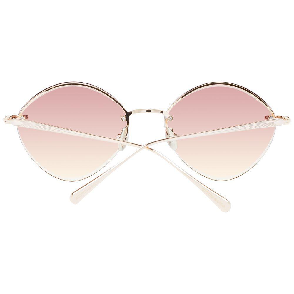 Scotch & Soda Gold Women Sunglasses