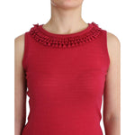 John Galliano Pink wool knit top SIG11964-1