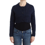 John Galliano Blue cropped cardigan SIG12103-2