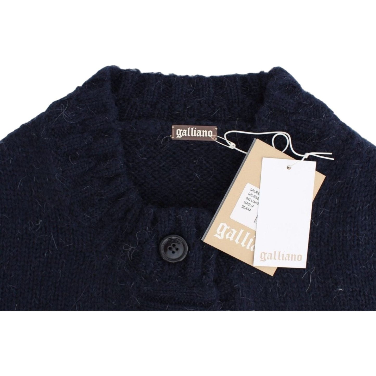 John Galliano Blue cropped cardigan SIG12103-2