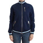 John Galliano Blue zip cotton cardigan SIG12100-3