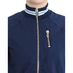 John Galliano Blue zip cotton cardigan SIG12100-3
