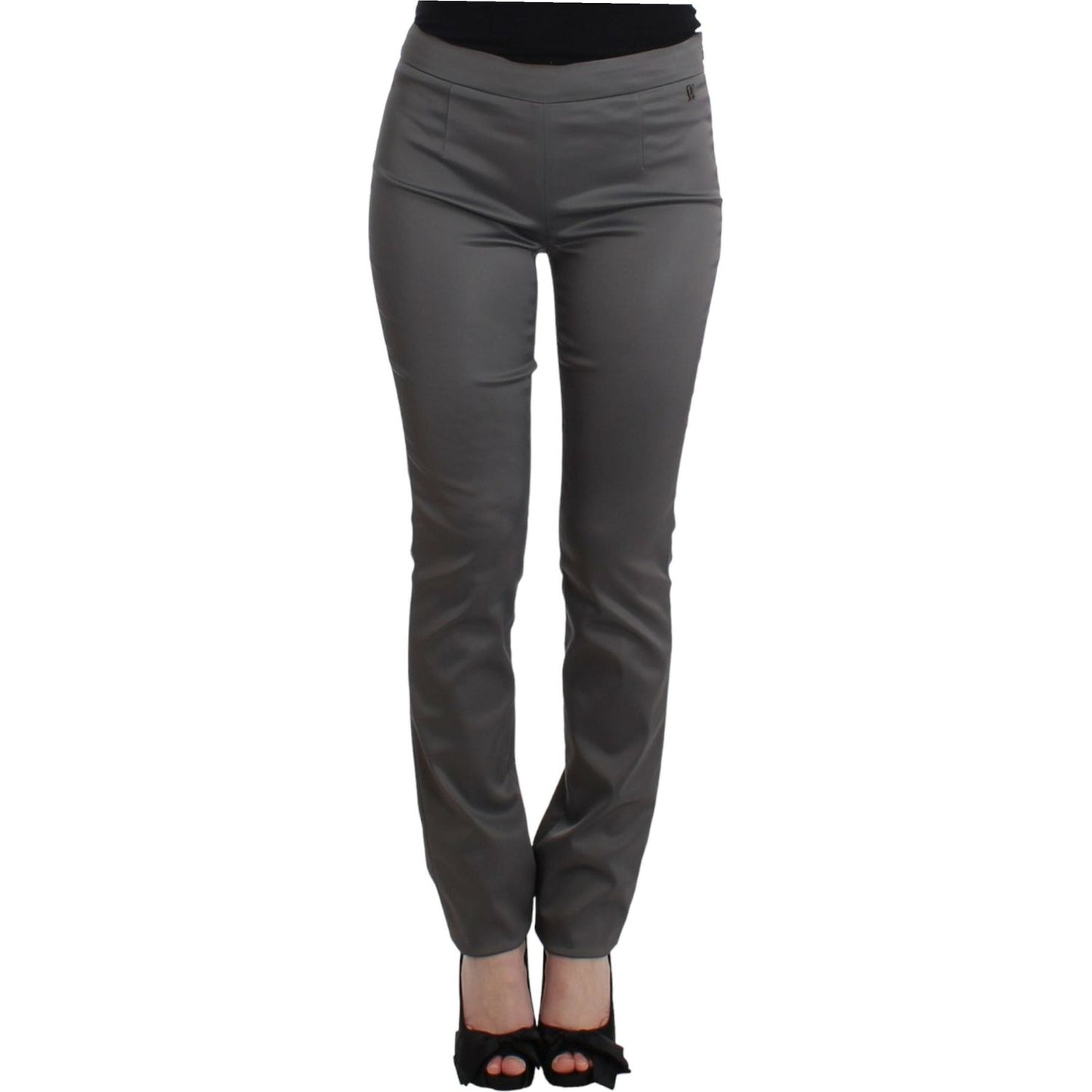John Galliano Gray slim fit pants SIG11726-40