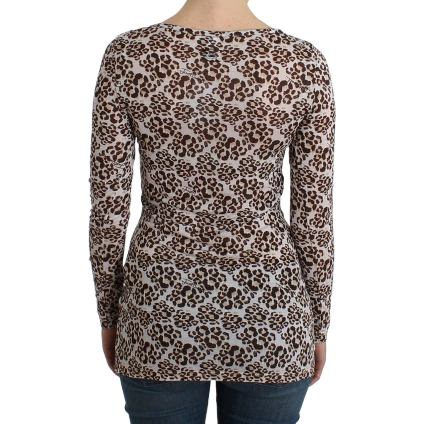 Cavalli Brown longsleeved lace top SIG11989-2