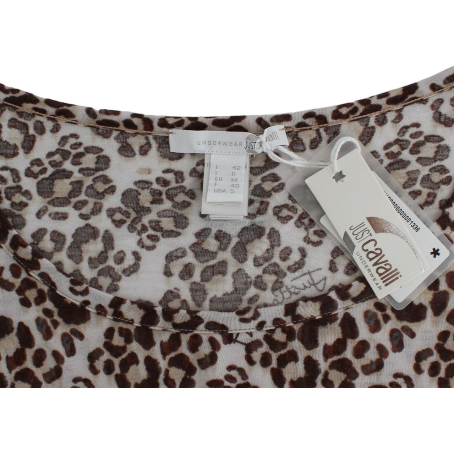 Cavalli Brown longsleeved lace top SIG11989-2