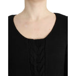 Cavalli Black knitted wool sweater SIG11979-3