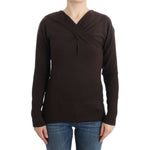 Cavalli Brown knitted wool sweater SIG11848-2