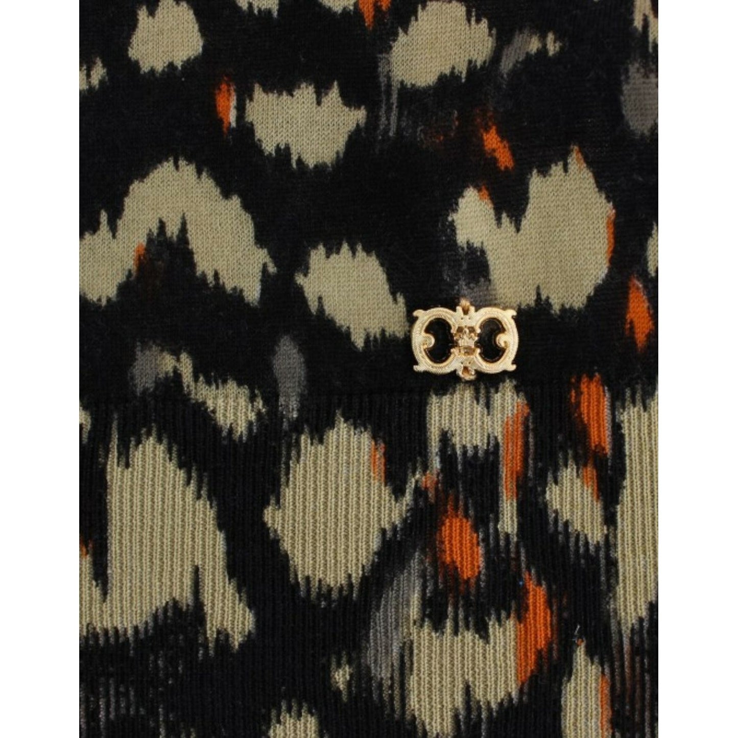 Cavalli Multicolor v-neck wool jumper SIG11607-1