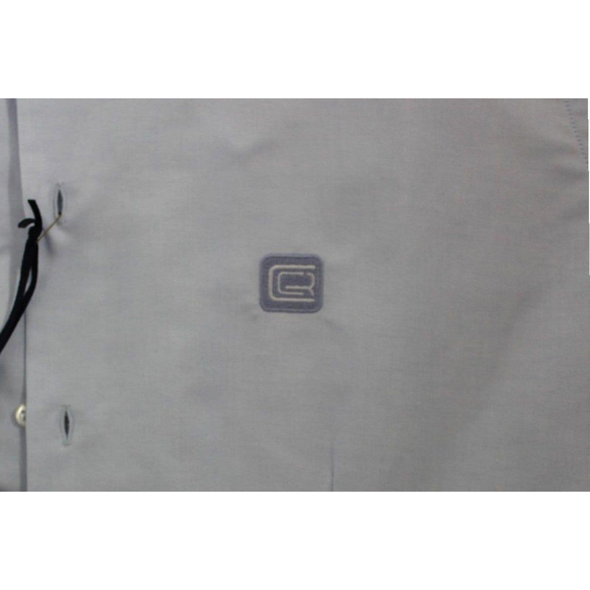 Cavalli Light blue cotton shirt SIG10098-1