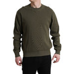 Dolce & Gabbana Green Cotton Crew Neck Men Pullover Sweater TSH84758-48