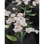 Dolce & Gabbana Black patent floral HANDPAINTED dress SIG12063-1