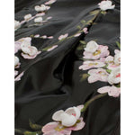 Dolce & Gabbana Black patent floral HANDPAINTED dress SIG12063-1