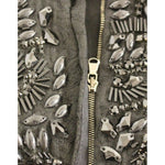Dolce & Gabbana Black floral crystal embedded dress GSD12633-1