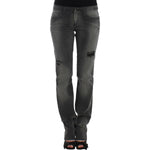 Costume National Gray straight leg jeans SIG12557-5