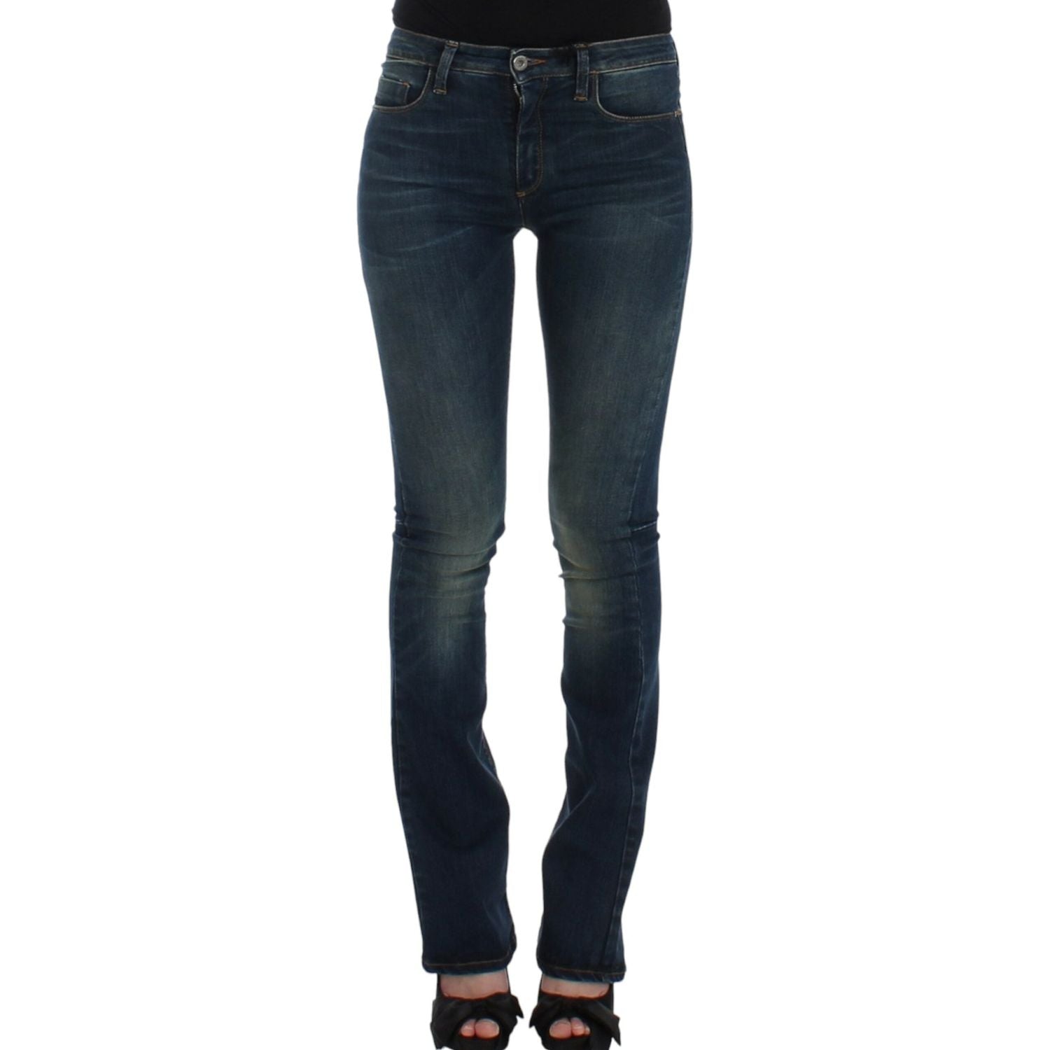 Costume National Blue straight leg jeans
