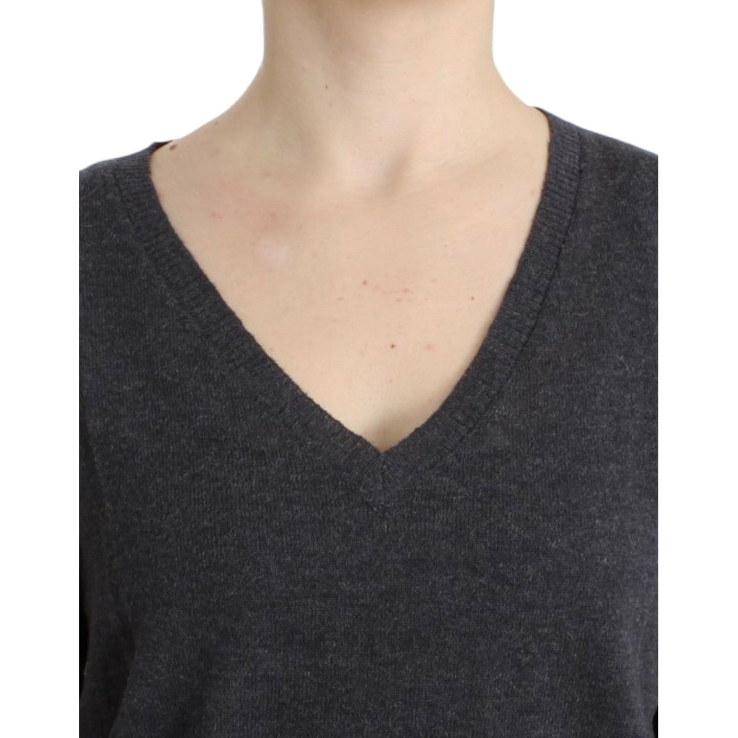 Costume National Gray short sleeved sweater SIG12048-2