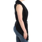 Costume National Black sleeveless knitted cardigan SIG12086-2