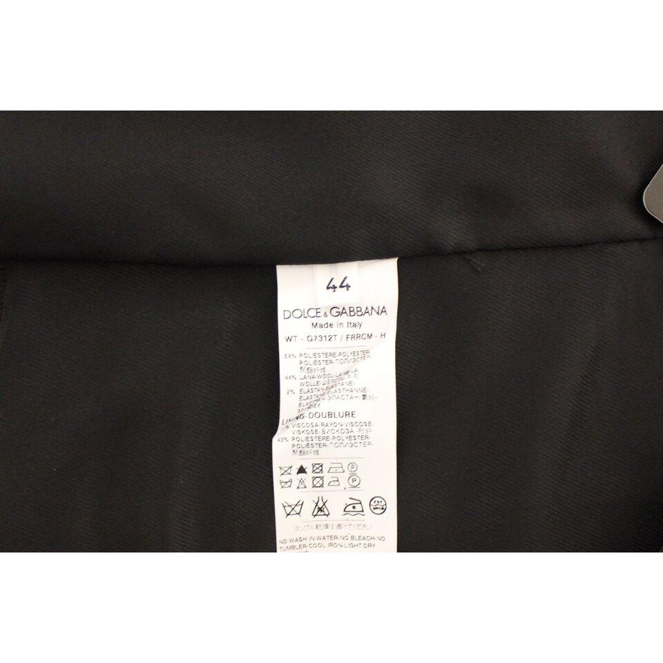 Dolce & Gabbana Gray Wool Stretch Dress Vest Jacket Blazer VES10061-1