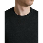 Dolce & Gabbana Gray Wool Round Neck Pullover Sweater TSH84546-48