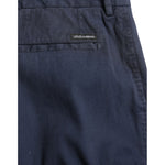Dolce & Gabbana Dark Blue Cotton Stretch Slim Fit Dress Pants PAN74931-50