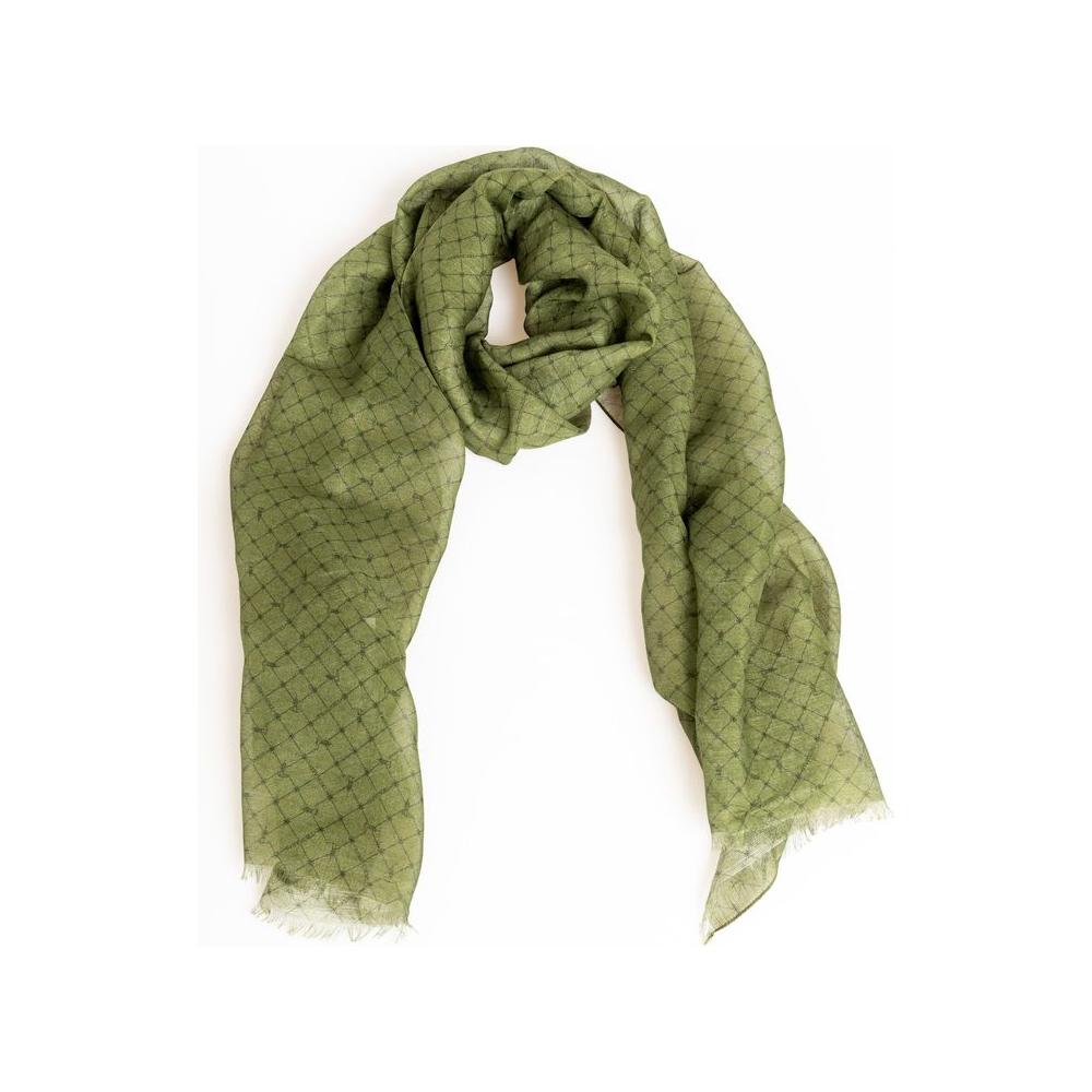 Trussardi Green Modal Men Scarf TR-23989
