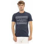 Baldinini Trend Blue Cotton Men T-Shirt BA-23707-S
