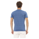 Baldinini Trend Blue Cotton Men T-Shirt BA-23709-XS