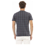 Baldinini Trend Gray Cotton Men T-Shirt BA-23703-M