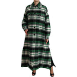 Dolce & Gabbana Green Plaid Long Sleeve Casual Coat Jacket JKT3692-40