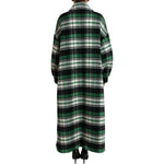 Dolce & Gabbana Green Plaid Long Sleeve Casual Coat Jacket JKT3692-40