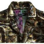 Dolce & Gabbana Multicolor Polyester Sequined Cropped Jacket JKT3725-40