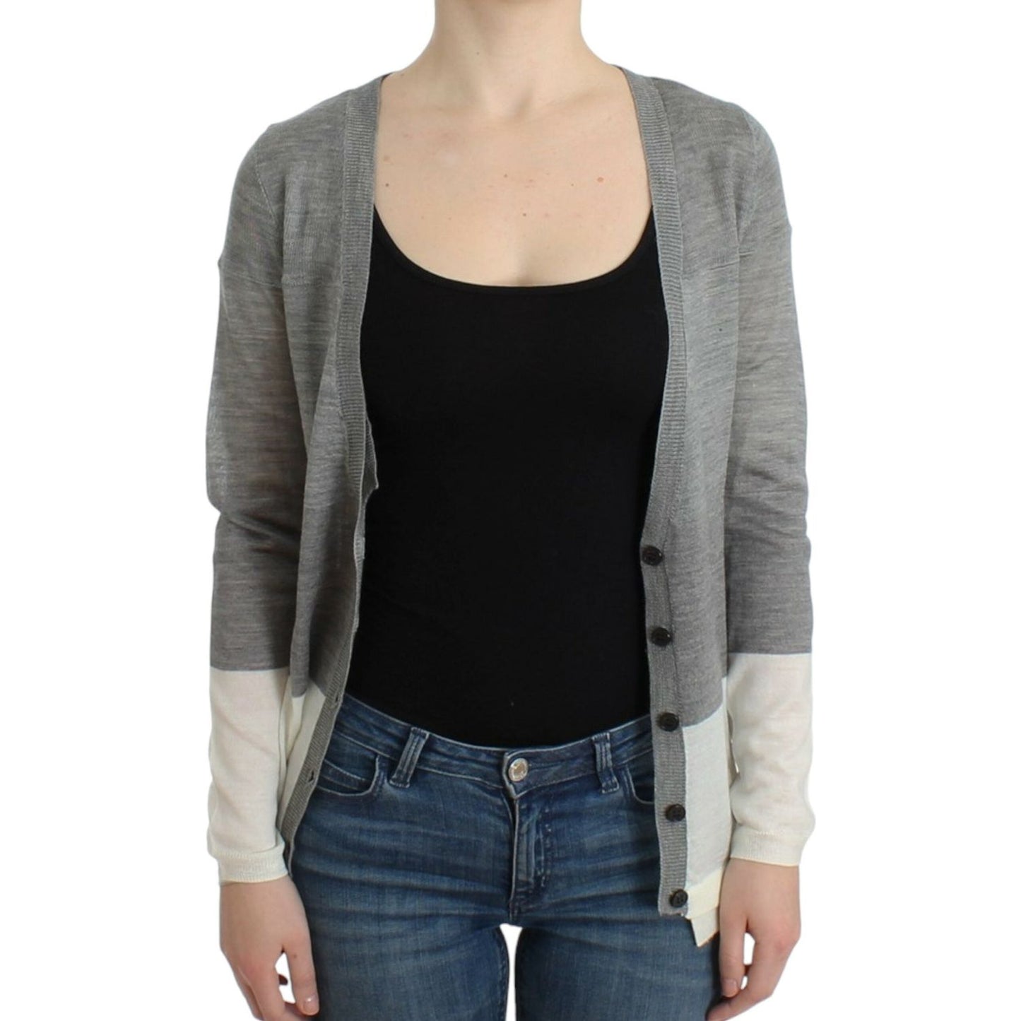 Costume National Gray lightweight cardigan SIG12051-1