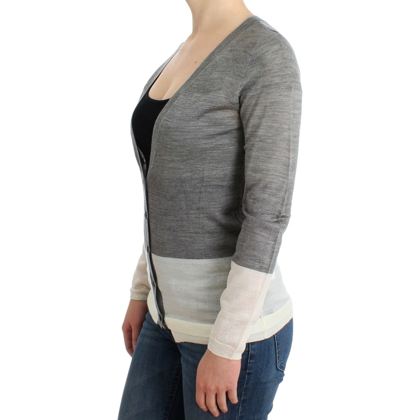 Costume National Gray lightweight cardigan SIG12051-1