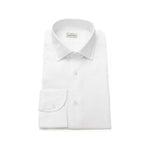 Bagutta White Cotton Men Shirt BA-23957-S