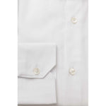 Bagutta White Cotton Men's Shirt BA-23956-S