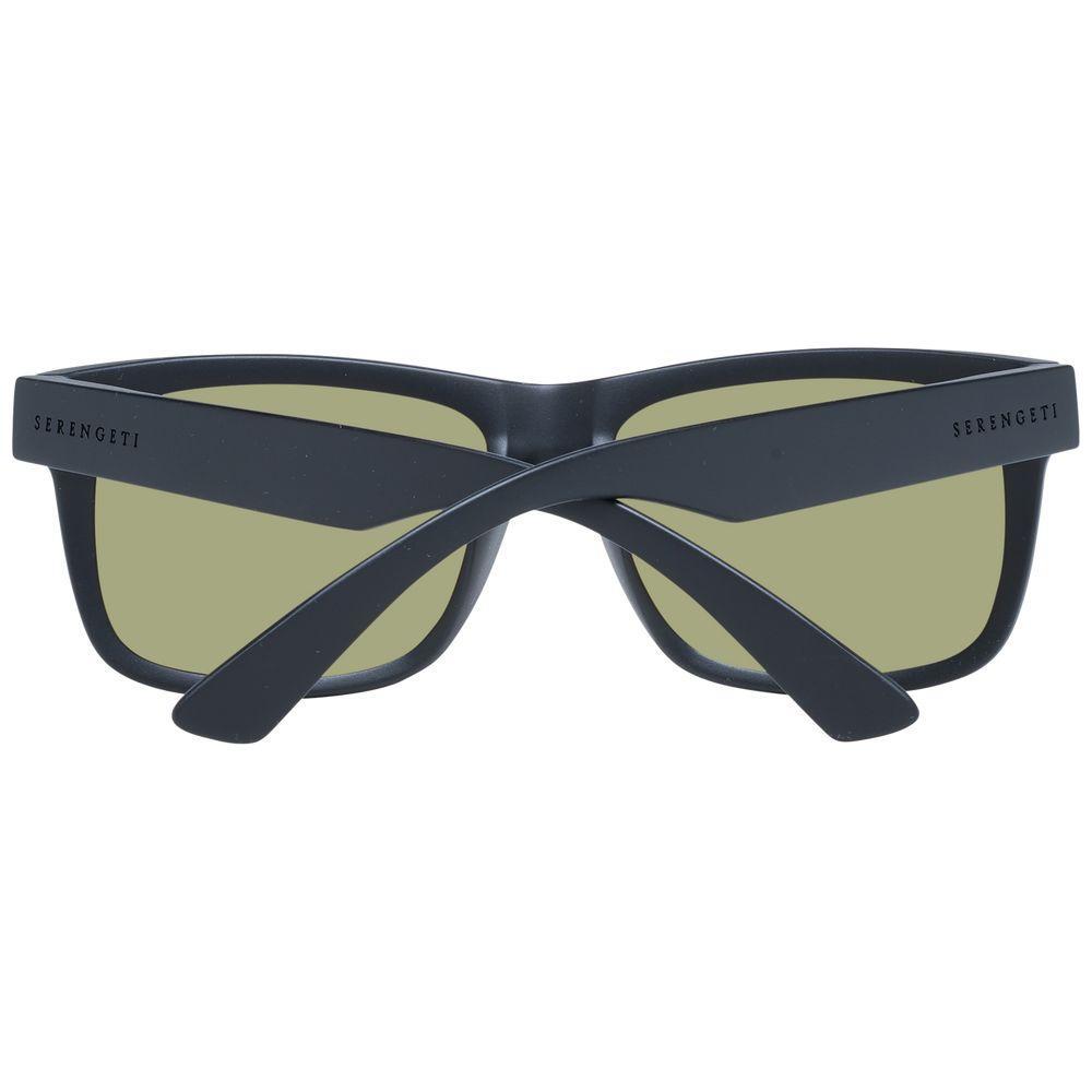 Serengeti Black Plastic Sunglasses
