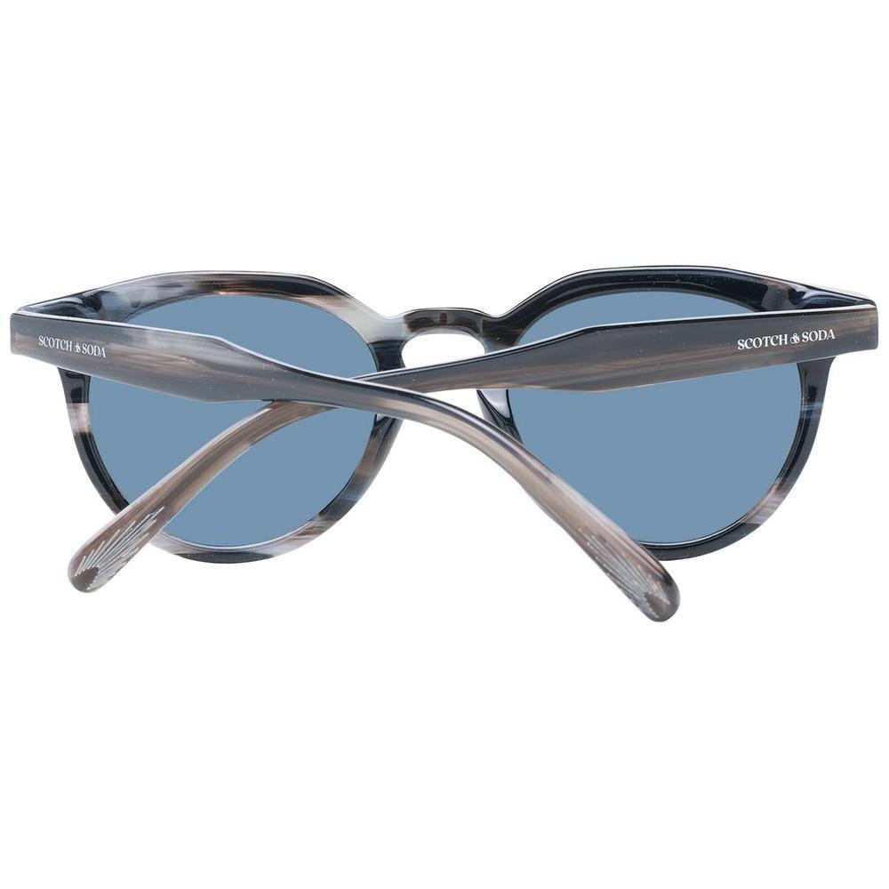 Scotch & Soda Black Men Sunglass