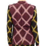 House of Holland Purple checkered blazer jacket GSS10683-2
