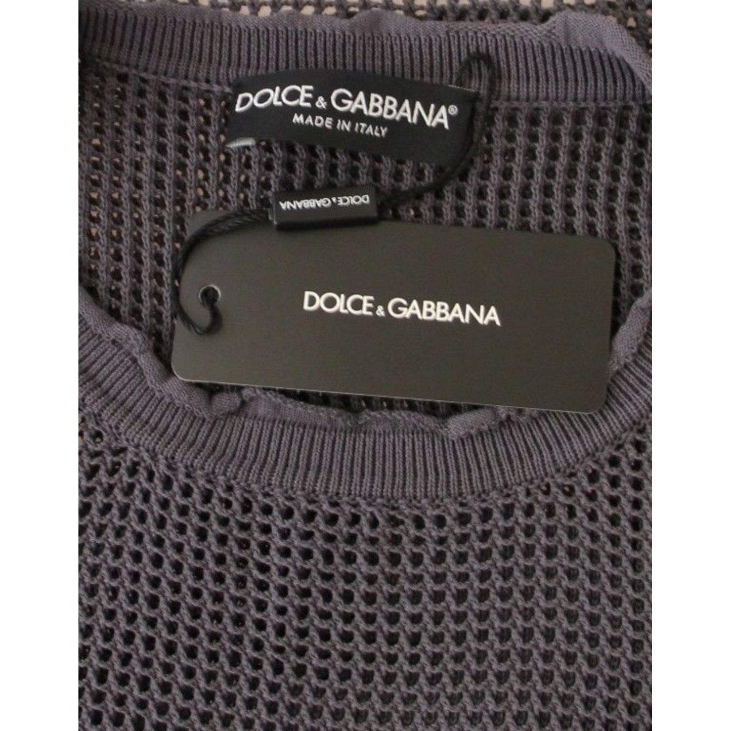 Dolce & Gabbana Purple Runway Netz Pullover Netted Sweater GTH10674-5