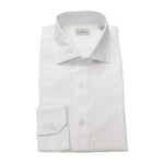 Bagutta White Cotton Men Shirt BA-23948-XXL