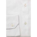 Bagutta White Cotton Men Shirt BA-23948-XXL