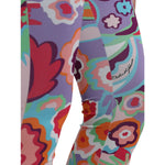Dolce & Gabbana Multicolor Floral High Waist Leggings Pants PAN74995-40